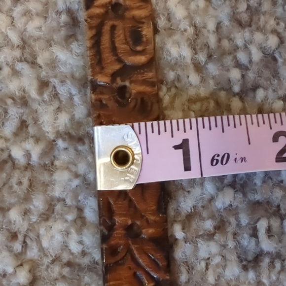 Hand Tooled Leather Belt - Picture 5 of 13